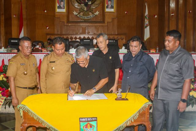 DPRD Kabupaten Asahan Gelar Rapat Paripurna Penyampaian Laporan Hasil Pembahasan Pansus terhadap 4 Ranperda